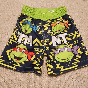Nickelodeon TMNT swim trunks size 3t